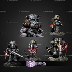 T-60 Fallout Chibi STL Files