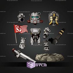 T-60 Fallout Chibi STL Files
