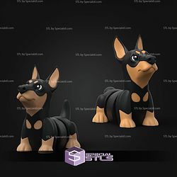Super Basic STL Flexi Doberman V2
