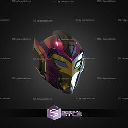 Cosplay STL Files Iron Heart Helmet V2
