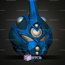 Cosplay STL Files Guyver Helmet Blue