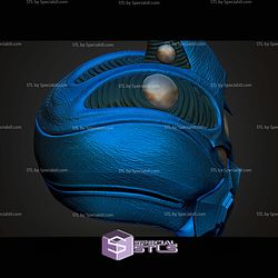 Cosplay STL Files Guyver Helmet Blue