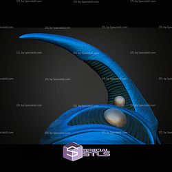 Cosplay STL Files Guyver Helmet Blue
