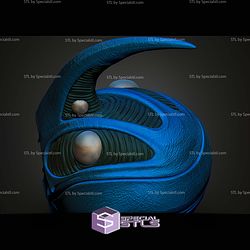 Cosplay STL Files Guyver Helmet Blue
