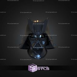 Cosplay STL Files Darth Vader Samurai Helmet V2