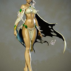 Storm and Rogue From X-Men