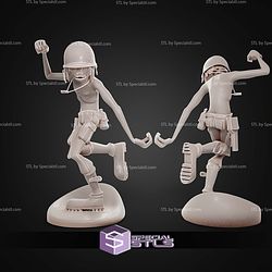 2D Dirty Harry Gorillaz STL Files