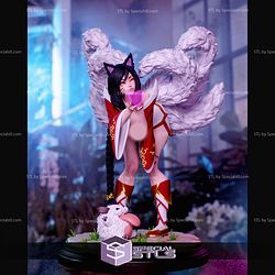 Ahri League Of LegendsB Blow Kiss STL Files