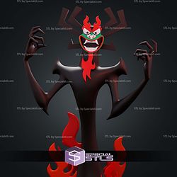 Aku Samurai Jack STL Files