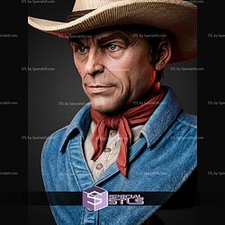 Alan Grant Portrait Bust 285mm STL Files