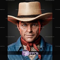 Alan Grant Portrait Bust 285mm STL Files