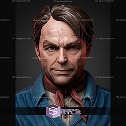 Alan Grant Portrait Bust 285mm STL Files