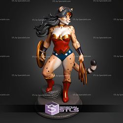 Anthro Wonder Woman STL Files