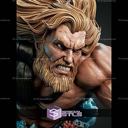 Aquaman Portrait Bust 344mm STL Files