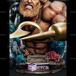 Aquaman Portrait Bust 344mm STL Files