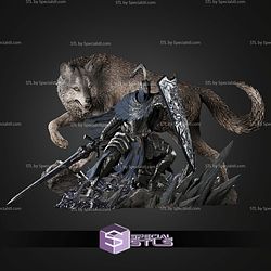 Artorias And Sif An Untold Story Figure Dark Souls 350mm STL Files