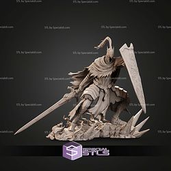 Artorias And Sif An Untold Story Figure Dark Souls 350mm STL Files