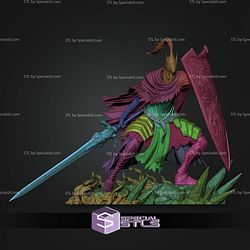 Artorias And Sif An Untold Story Figure Dark Souls 350mm STL Files