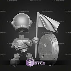 Astronaut Kid Basic STL Files