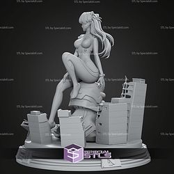 Asuka Langley Evangelion Confident Pose STL Files