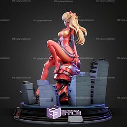 Asuka Langley Evangelion Confident Pose STL Files