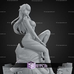 Asuka Langley Evangelion Confident Pose STL Files