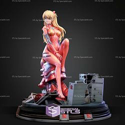 Asuka Langley Evangelion Confident Pose STL Files