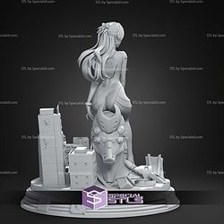 Asuka Langley Evangelion Confident Pose STL Files