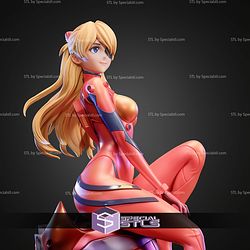 Asuka Langley Evangelion Confident Pose STL Files