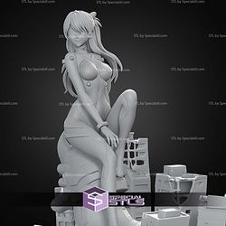 Asuka Langley Evangelion Confident Pose STL Files
