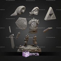 Basic Link Chibi STL Files