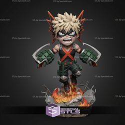 Basic STL Collection Chibi Bakugo My Hero Academia