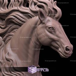 Basic STL Collection Horse Bust