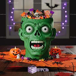 Basic STL Collection Zombie Candy Bowl