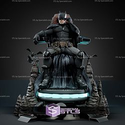 Batman on Throne STL Files