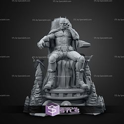 Batman on Throne STL Files