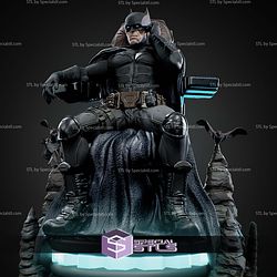 Batman on Throne STL Files