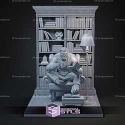 Beast X Men Reading Book STL Files