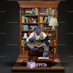 Beast X Men Reading Book STL Files