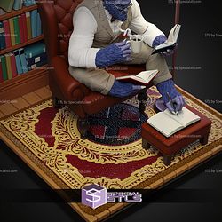 Beast X Men Reading Book STL Files