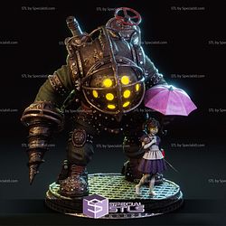 Big Daddy and Little Sister STL Files