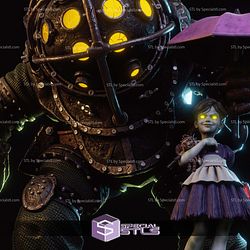 Big Daddy and Little Sister STL Files