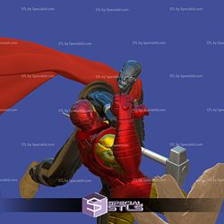 Ironman vs Steel Diorama from Marvel