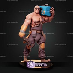 Buff Egineer Team Fortress 2 STL Files