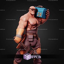 Buff Egineer Team Fortress 2 STL Files