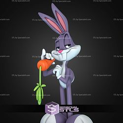 Bugs Rabbit And Carrot 89mm STL Files