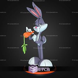 Bugs Rabbit And Carrot 89mm STL Files