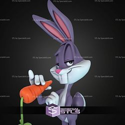 Bugs Rabbit And Carrot 89mm STL Files