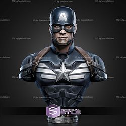 Captain America Winter Soldier Bust 271mm STL Files