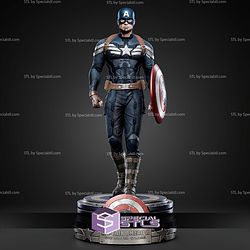 Captain America Winter Soldier Walking 402mm STL Files